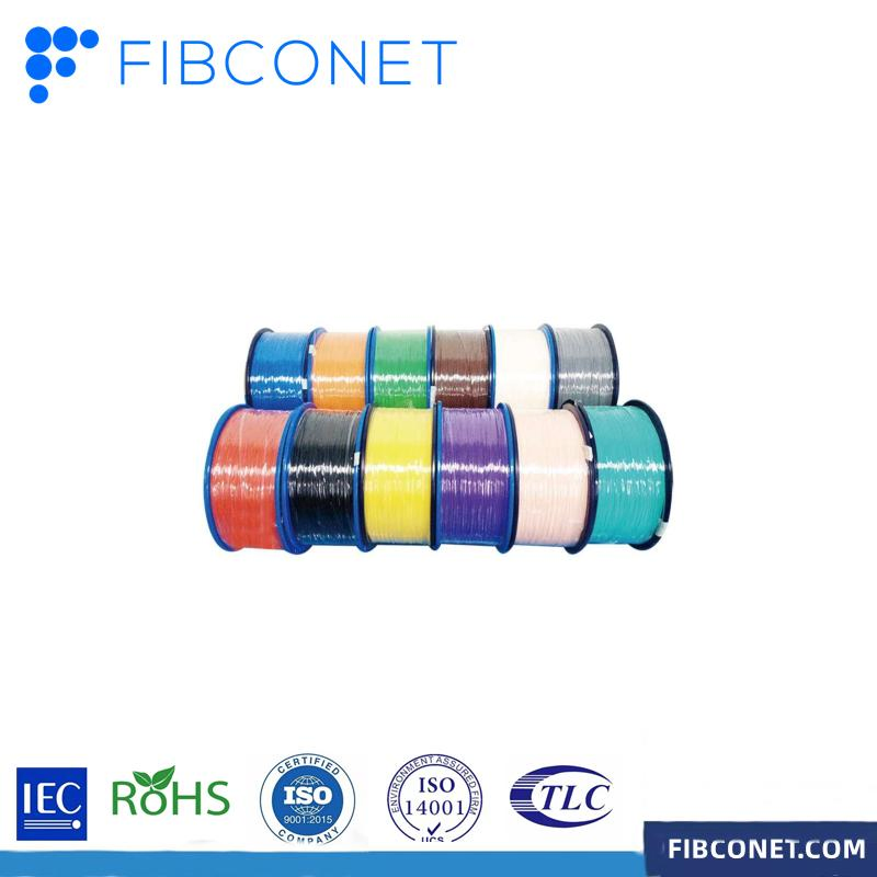 FTTH G657A1 G657A2 Single Mode Color Fiber Optic Bare Cable Optical Glass
