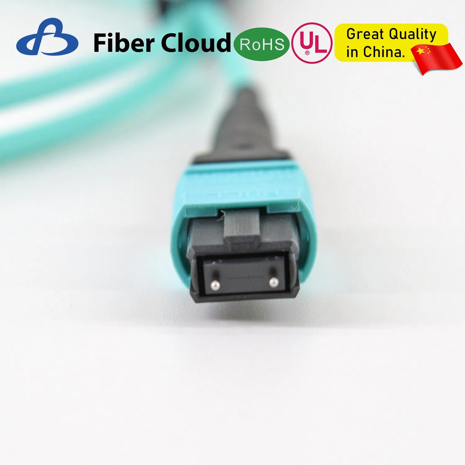 12f 40-100g Sm/Om3/Om4 2m-50m FTTH MTP/MPO Breakout Fanout Jumper Cable Duplex MPO-LC Fiber Optic Patch Cord