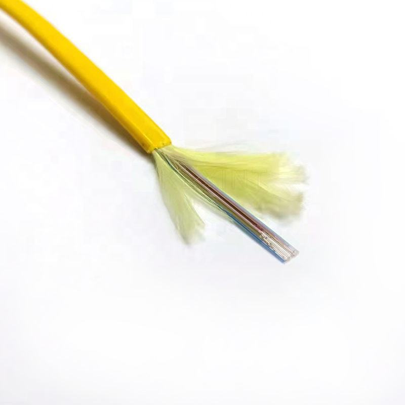 Kexint Factory Outlet 2-12 Cores Sm mm Gjdfbh Indoor Flat Ribbon Fiber Optic Cable
