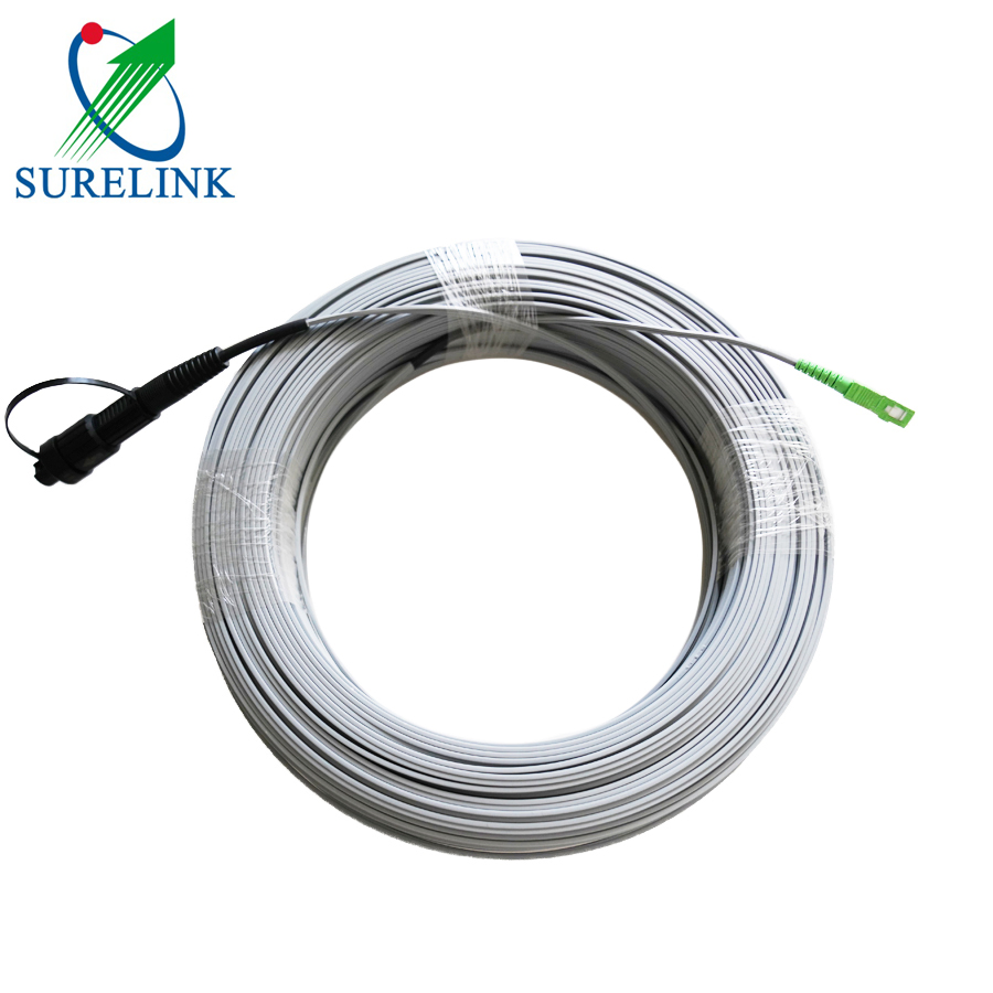 Sm mm Outdoor Fiber Patch Cable MPO Cable FTTX FTTH Fiber Optic Optic Patch Lead Rru Bbu Tight Buffered Patch Cord