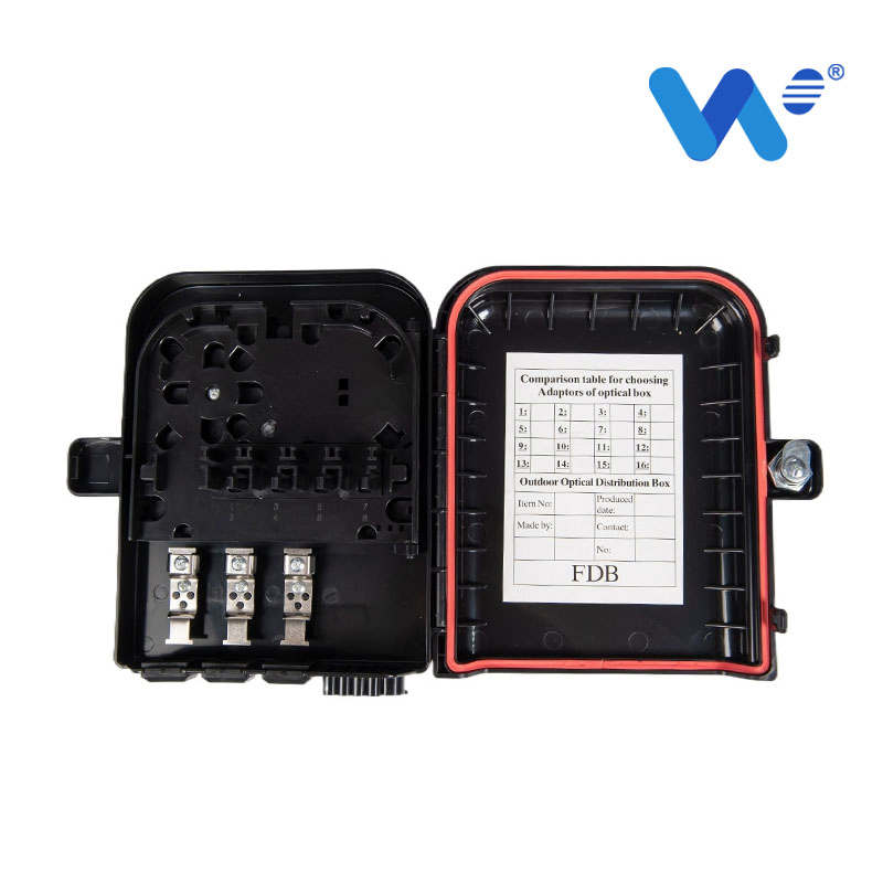FTTH 8 Cores Fiber Optic Distribution Box for The Feeder Cable (W-G307-8core with lock)