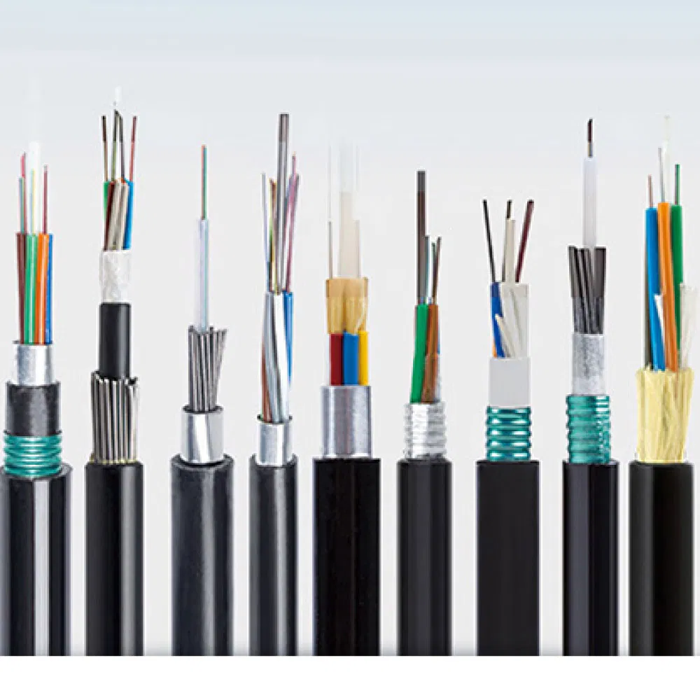 Factory Direct Supply 6 Core G652D Optical Hybrid Fiber Optic Cable