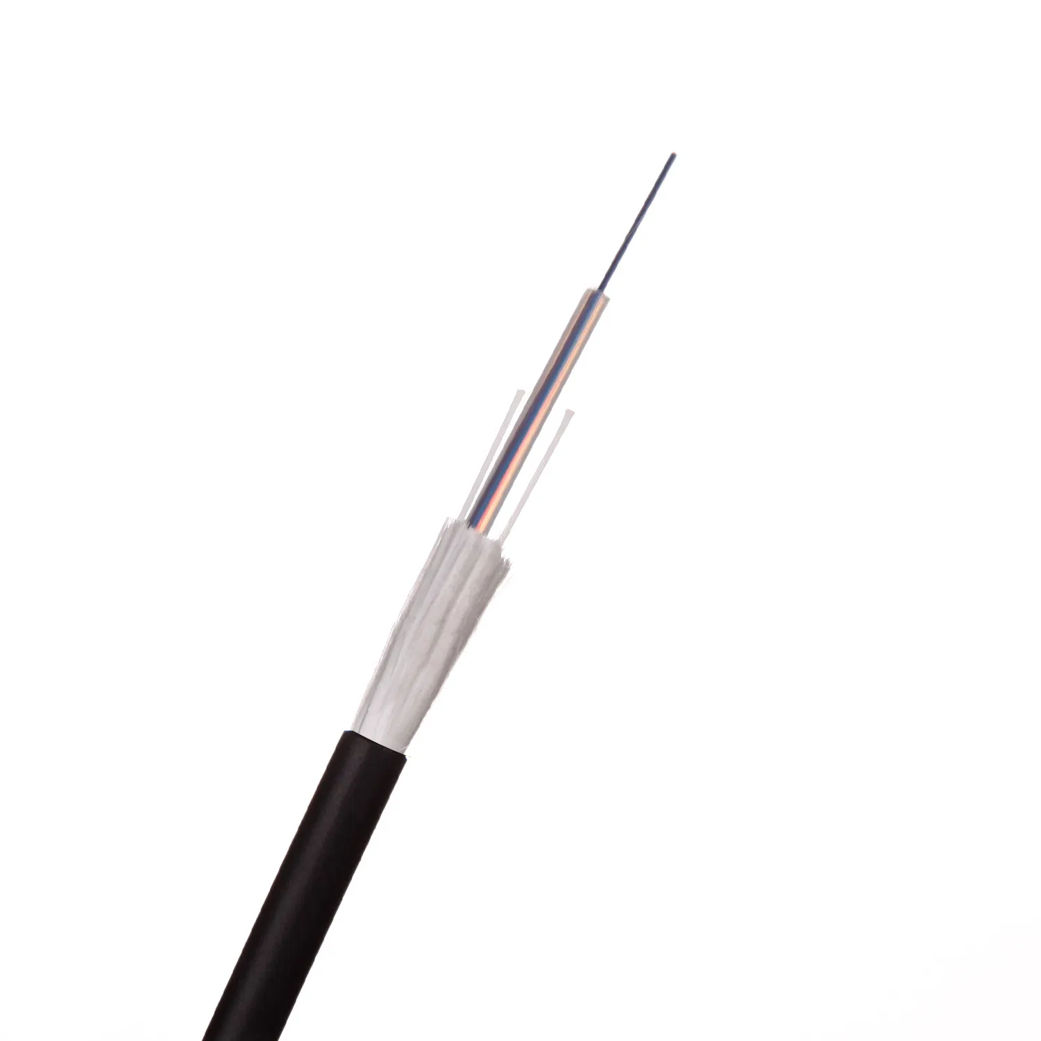 Best Selling Non Metal Uni Loose Tube 12 24 Core Single Mode Fiber Optic Cable Manufacturer