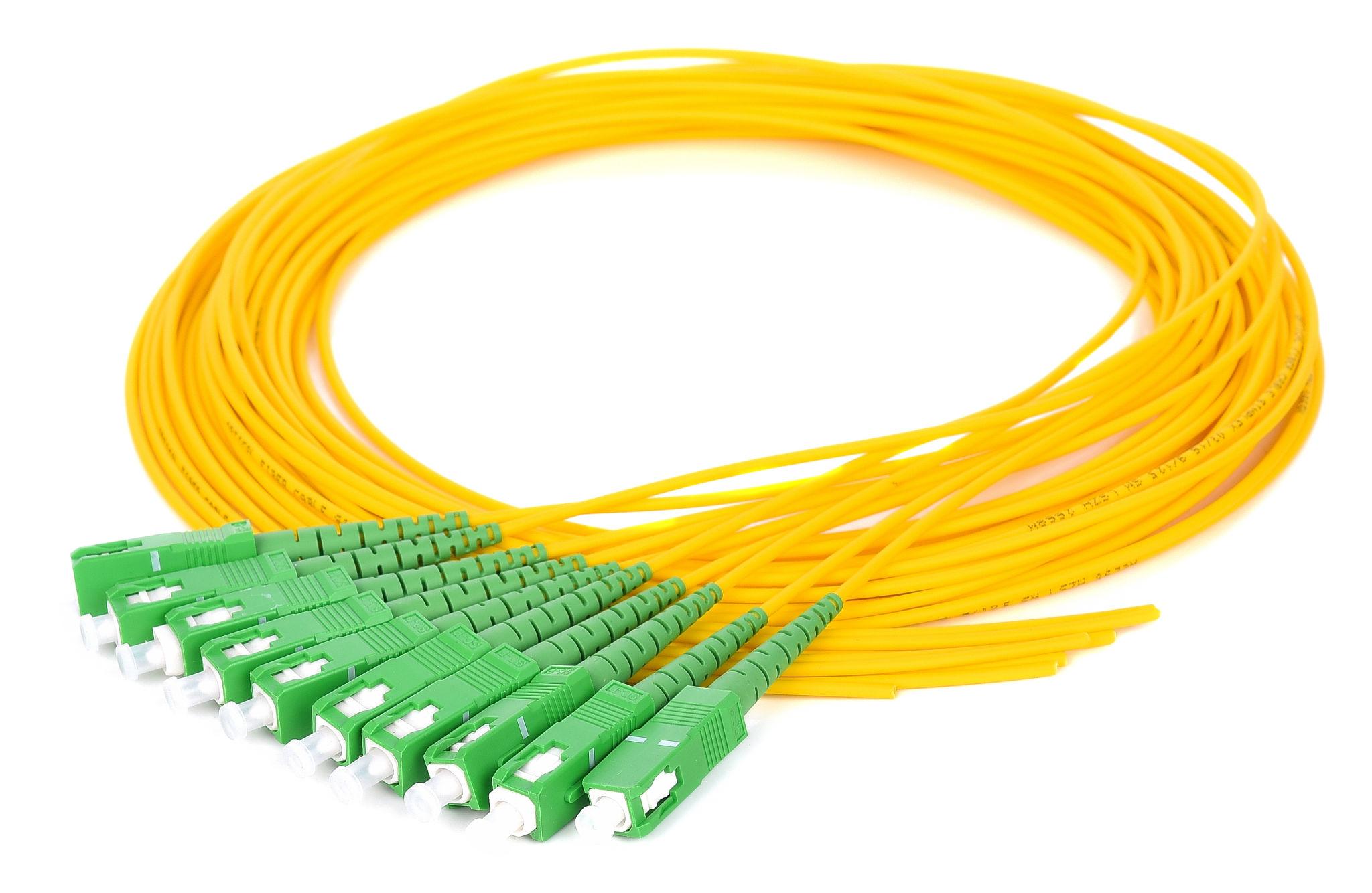 Fiber Optic Patch Cord SC LC FC ST Single Mode Multi Mode Jumper Cable PVC Indoor Networking