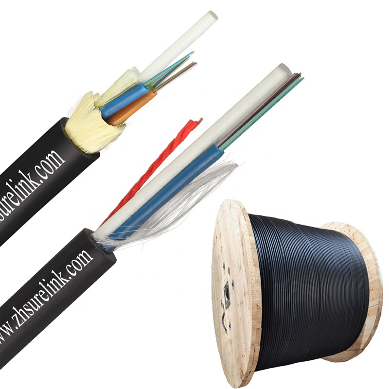 Surelink China Factory Mini ADSS Cable 2core 4core 6core 12core 24core Asu Brazil Asu80 Fiber Optical Cable Asu