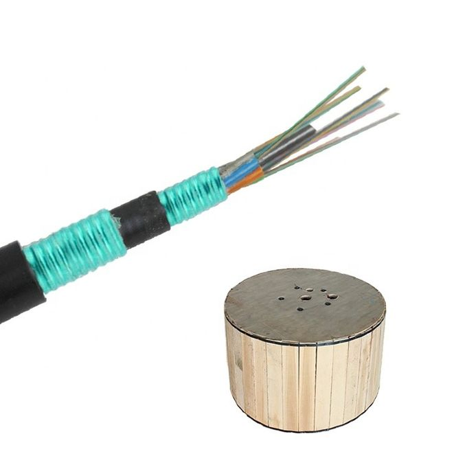 Gyfts53/GYTS53 Stranded Loose Tube Underground Duct Anti-Rodent Corrugated Steel Tape Fiber Optic Cable