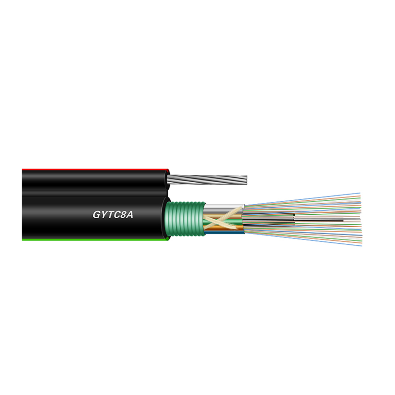 2-24 Core Single Mode G652D Outdoor Optical Fiber Cable GYXTW