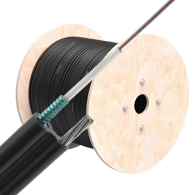 GYTC8S Figure 8 Self-Supporting Outdoor Armored Fiber Optic Cable with Steel Wire Strength Member for Aerial Installation