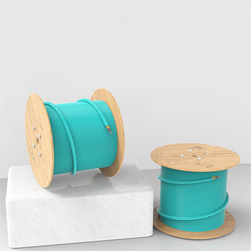 Indoor Multi Mode Fiber Optic Cable OM3 OM4 50 125um GJFJV Tight Buffer Aramid Yarn PVC Jacket 10G Data Center