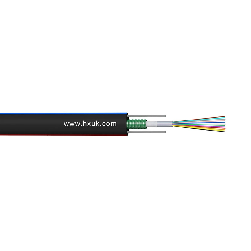 4/8/12/24 Core Outdoor Armored Single Mode G652D Fiber Optic Cable