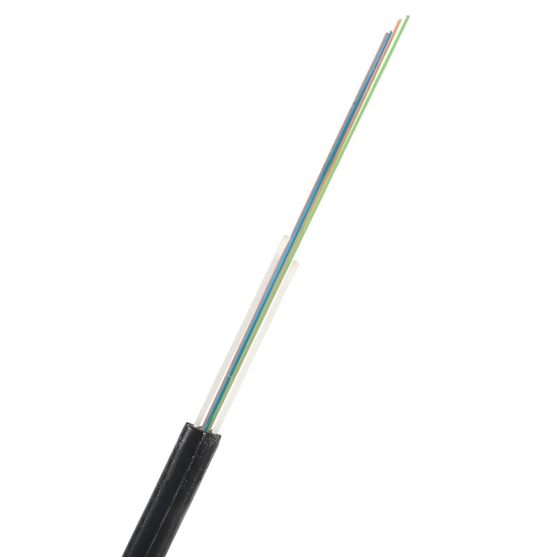FTTH Figure 8 Drop Fiber Cable 1/2/4 Core Singlemode Self Supporting Aerial Outdoor / Indoor Cable, 15 Years OEM, ISO9001