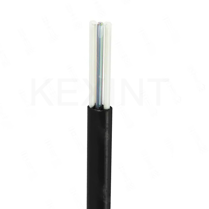 KEXINT GYFBY Flat Cable Fiber Optic Cable 2/4/6/12/24 Cores Communication Cables