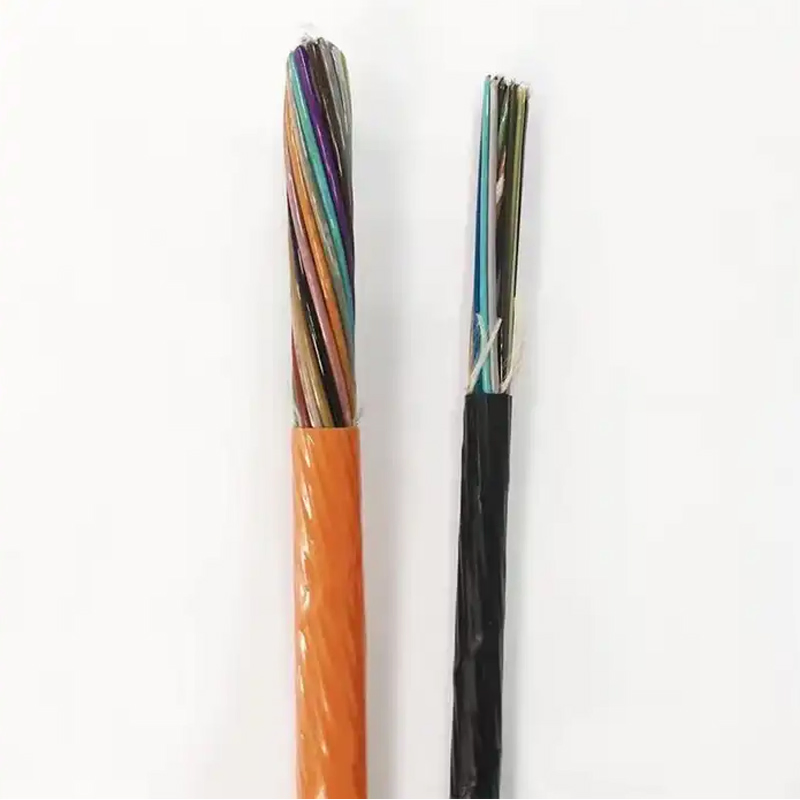 144fo Air Blown Microduct Loose Tube Fiber Optic Cable OS2 G. 657. A1 (6.4 mm) HDPE