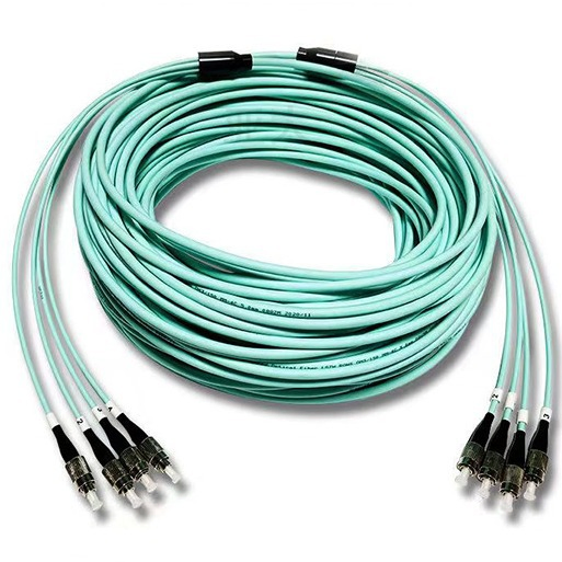 Single Mode Duplex Fiber Optic Patch Cord Om3 Om4 LC Sc St Connector 40g 100g Data Center Jumper Cable