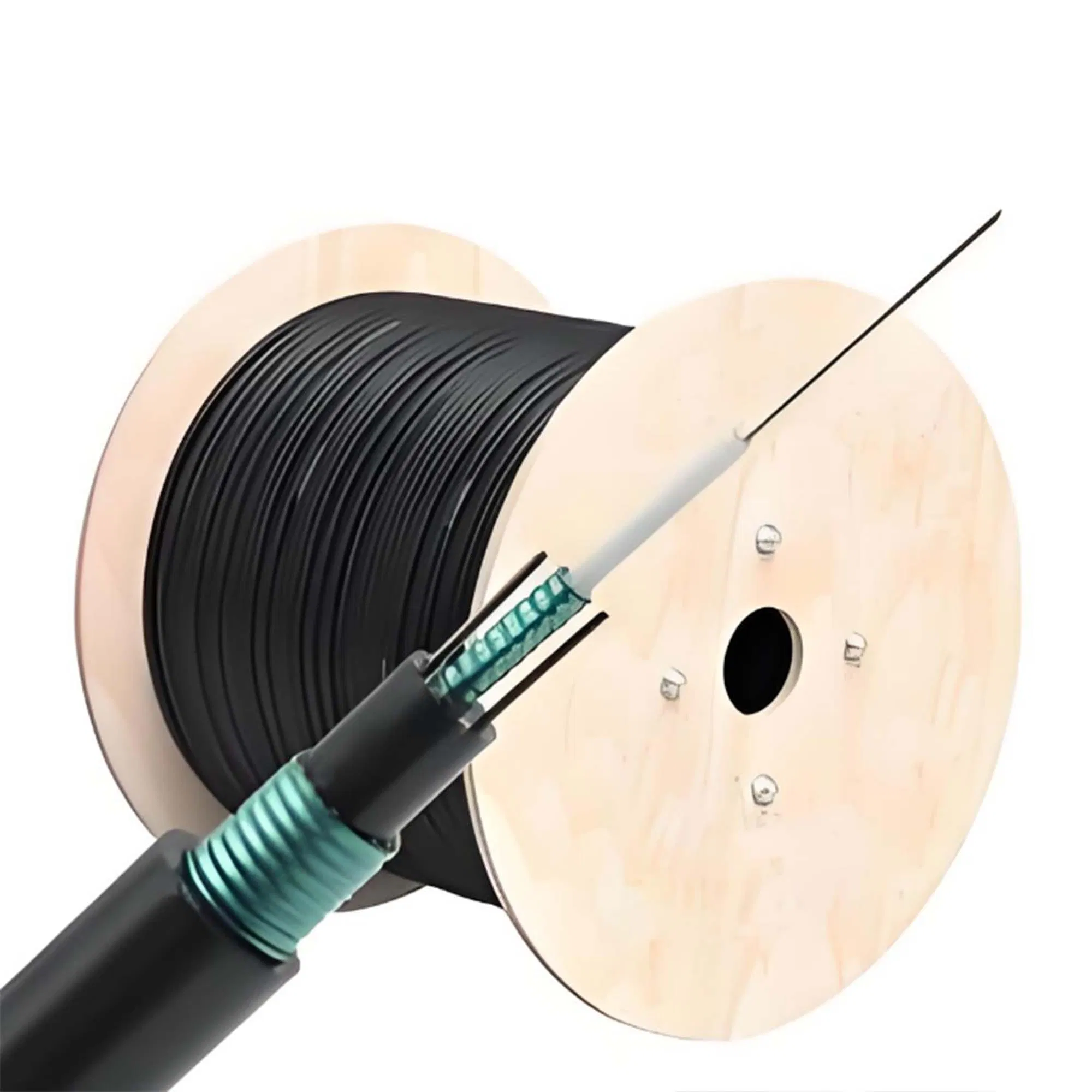 4 Core Single Mode Unitube Light Armored GYXTW Aerial Fiber Optic Cable