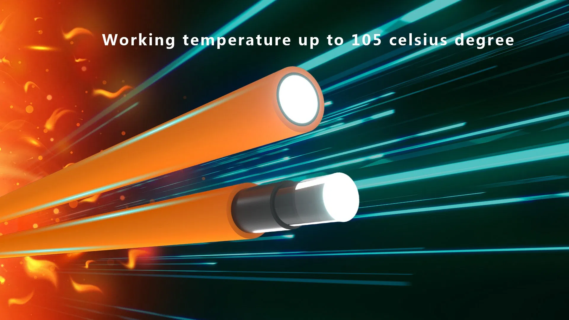 High-Temperature POF Fiber Optic Cables (-40° C~+105° C) for Industrial Data Communication CE/RoHS Certified