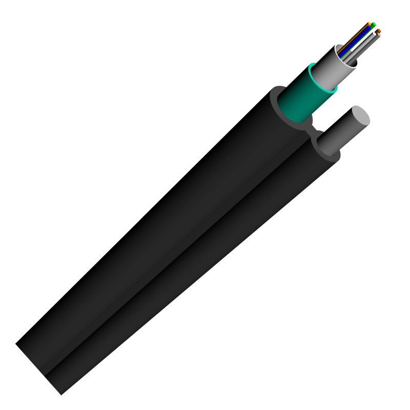 Aerial Fiber Optic Factory Supply Outdoor Armored Loose Tube Figure 8 Gyxtc8s Fibre Optic Cable Manufacturer Supplier