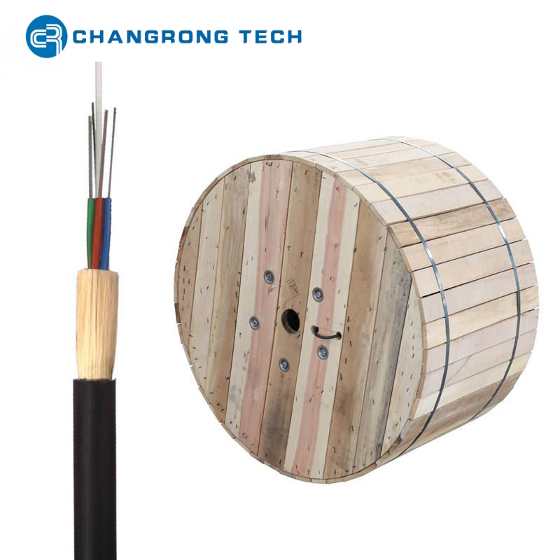 Outdoor Single/Double Jacket Aerial 144core G652D Span 200m ADSS Fiber Optic Cable