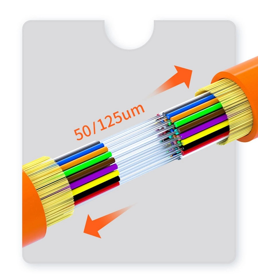 2-12 Core Breakout Indoor Fiber Optic Cable Gjbfjh Single Mode G652D