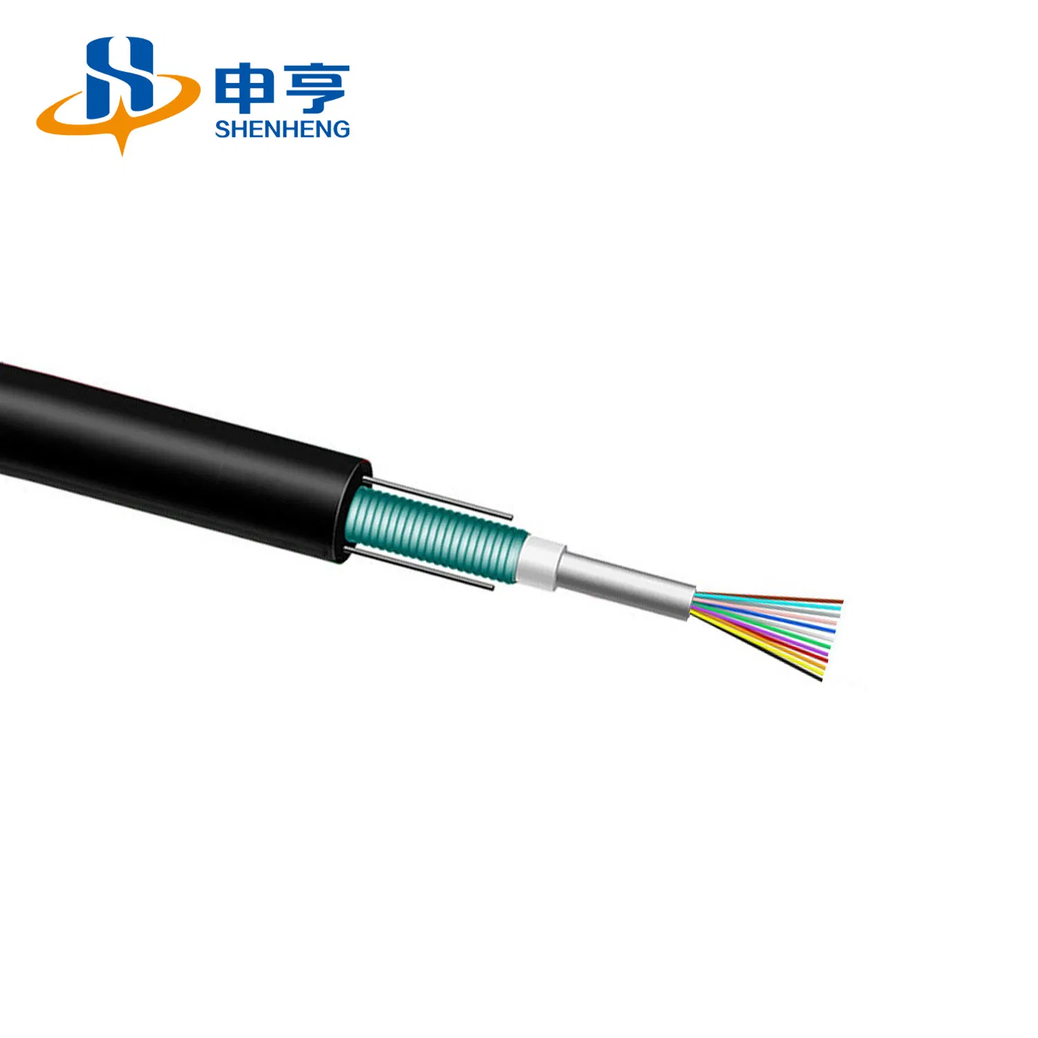 Communication Optical Cable Direct Buried Armored Outdoor 6/8/12/24/48 Cores Fiber Optic Cable