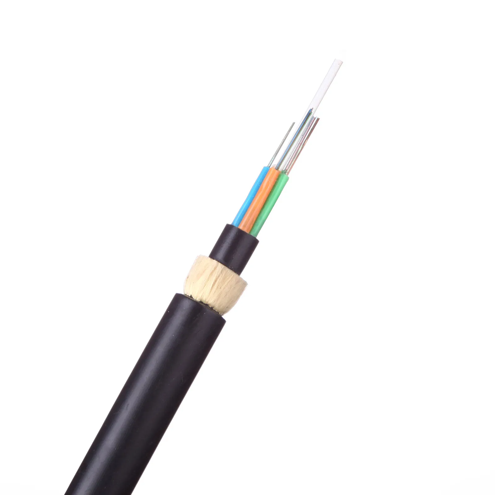Outdoor Aerial Self Supporting G652D ADSS Fiber Optic Cable