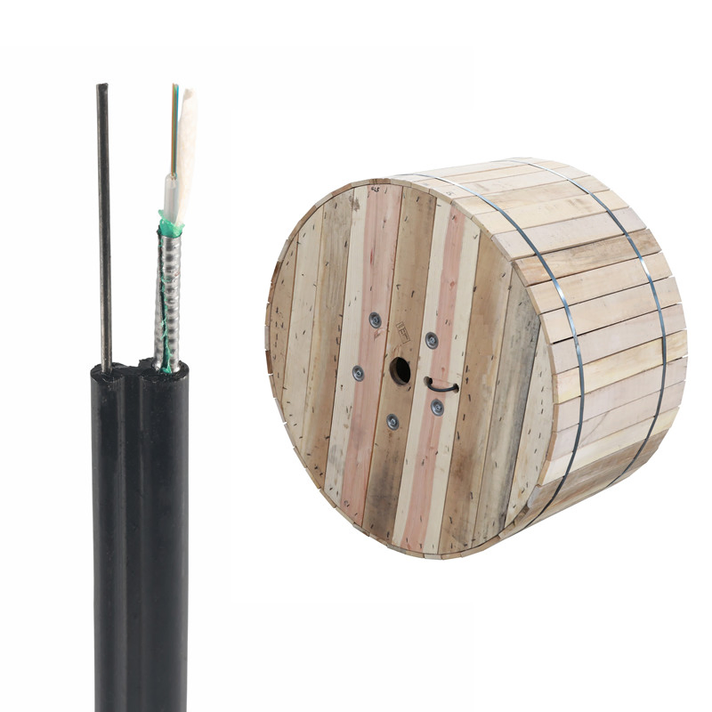 Aerial Fiber Optic Factory Supply Outdoor Armored Loose Tube Figure 8 Gyxtc8s Fibre Optic Cable Manufacturer Supplier