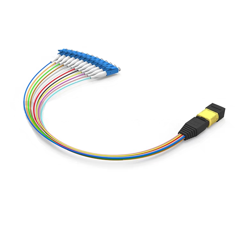 MPO/MTP to LC 14/24 Breakout Male/Female Fiber Optic Cable