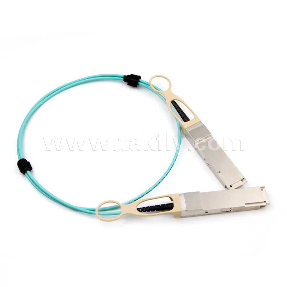 40g 100g 25g 10g Qsfp to SFP Optical Fiber Cable Active Optical Meter Active Optical Breakout Cable Aoc Active Optical Cable