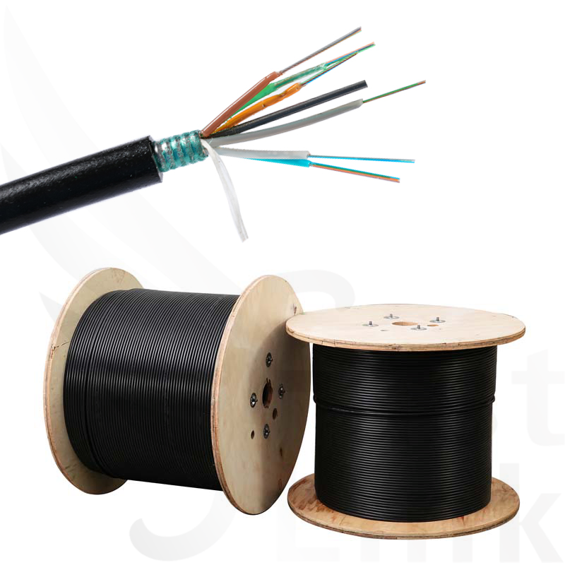 Industrial-Grade GYTS Optical Fiber Optic Cable 4 to 288 Cores