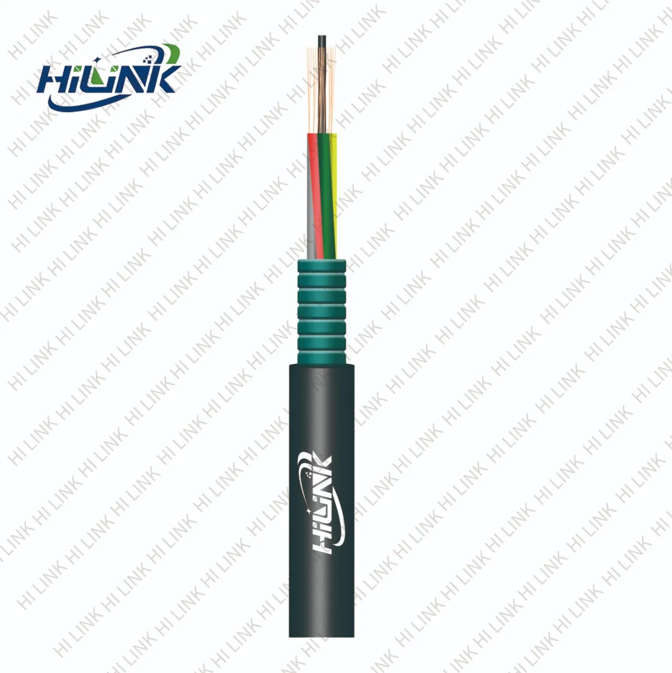 Outdoor Gdts Double Jacket PE Sheath Access Optical Hybrid Cable Optical Fiber Cable