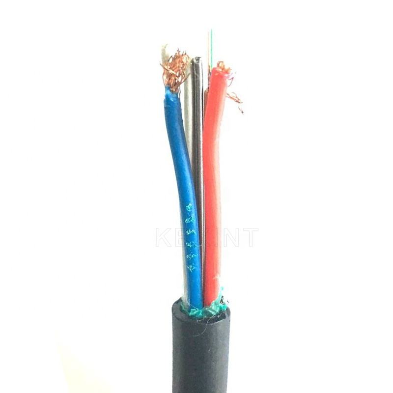 Kexint Electric Power Copper Wire Hybrid Composite Optical Fiber Cable Photoelectric Composite Cable
