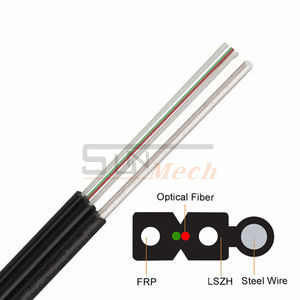 Outdoor and Indoor Fiber Cable Drop Cable Single Mode Fiber Optical Cable