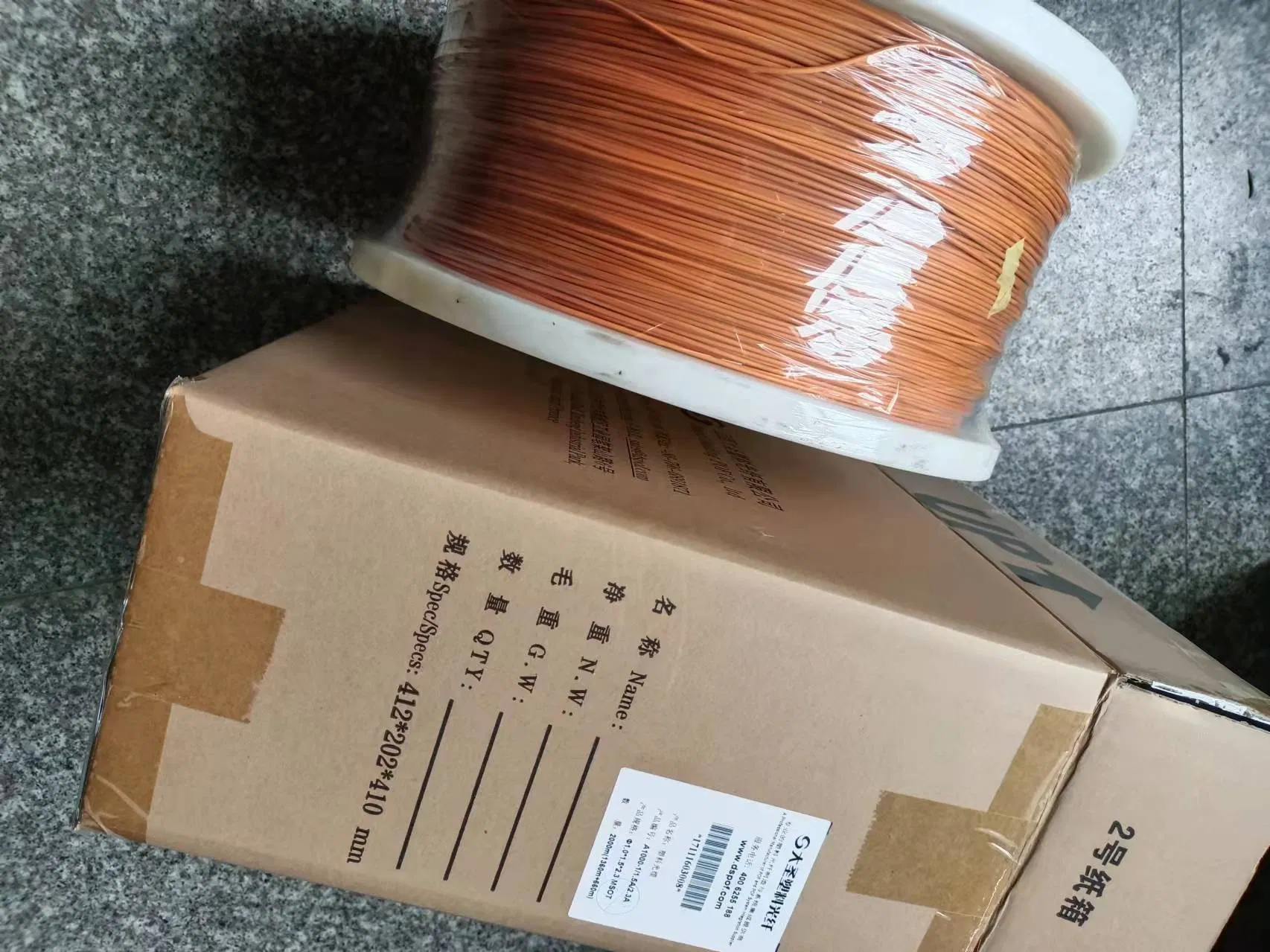High-Temperature POF Fiber Optic Cables (-40° C~+105° C) for Industrial Data Communication CE/RoHS Certified