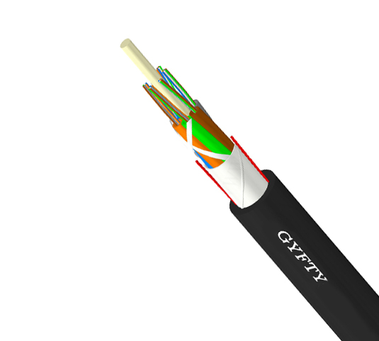 Outdoor Non-Metallic Strength Member Loose Tube Optical Fiber Cable GYFTY