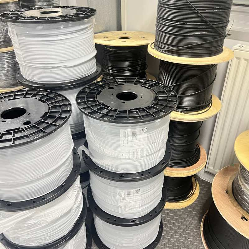 Self Supporting Flat Steel Messenger Wire FRP Indoor 1cores 288cores Outdoor Fiber Optic Cable