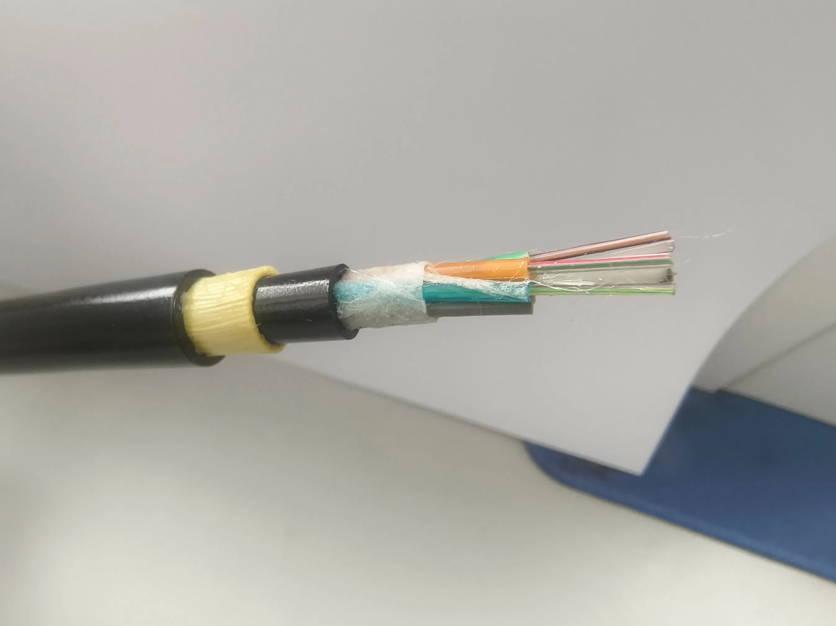 Customizable 12/24/48 Cores ADSS Aerial Optical Fiber Cable