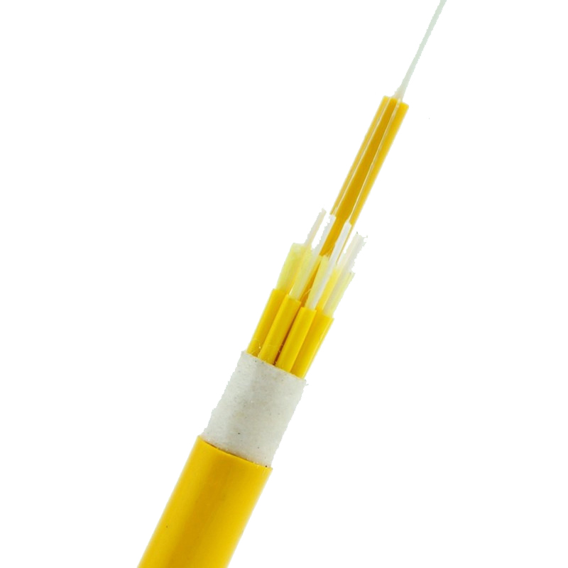 Indoor Flame Retardant Optical Fiber Optic Cable with Tight Buffered Multimode Om3 for FTTH