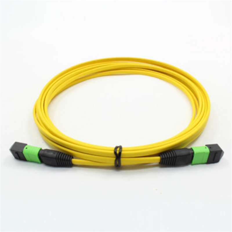 MPO-MPO Fiber Optic Ribbon Cable with High Density Fast Connector