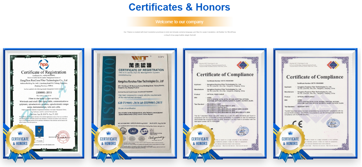 Certifications