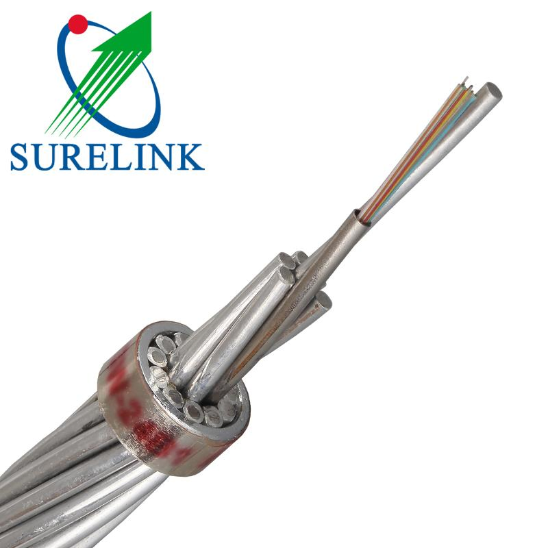 Surelink Direct Buried Underwater Submarine Steel Wire Armored 24 48 72 96 Core Optic Fiber Cable GYTA33