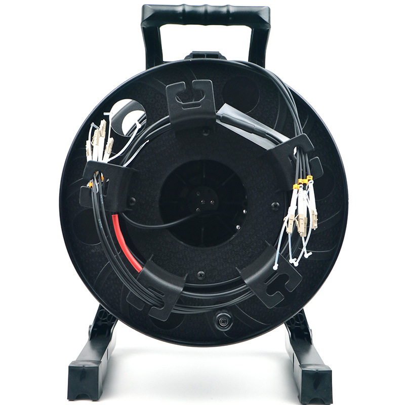 Professional Audio Video Lighting Outdoor Field Optical Cable Multi-Mode 4 Four-Core Tail SC-LC-FC-ST Base Station Armored Fiber