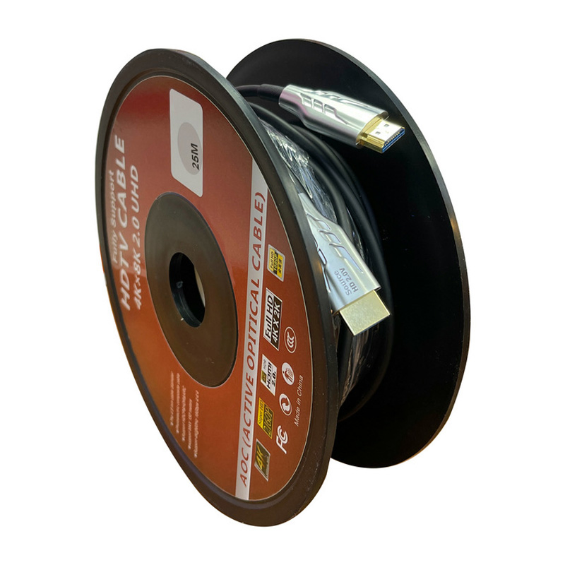 4K Fiber Optic HDMI 2.0 Cable Hybrid Optical Digital 18Gbps 60Hz HDTV Cord