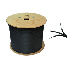 1, 2 Core FTTH Indoor Drop Wire Fiber Optic Cable Optical Fiber Cable