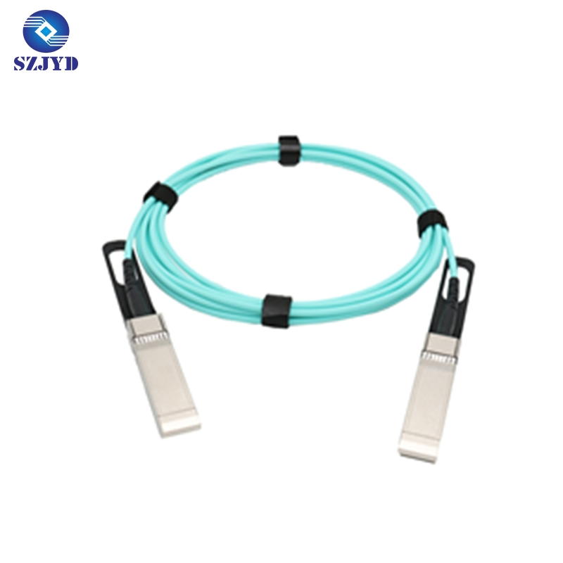 High Speed 40g Qsfp+ to 4*SFP+ 10g Aoc Om3 Om4 Active Optical Fiber Breakout Aoc 3m Indoor Fiber Optic Cable