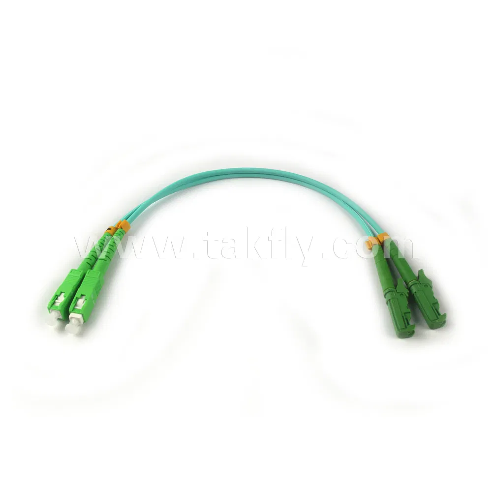 FTTH Sc/Upc-E2000/APC LSZH Single Mode Multi Mode Duplex Fiber Optic Patchcord Jumper Cable RoHS Compliant