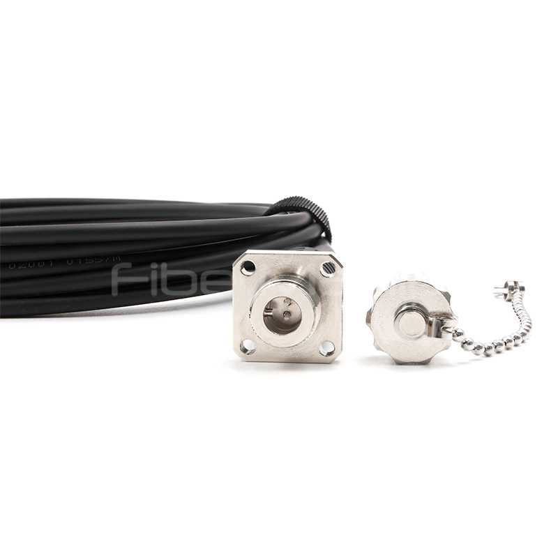 FTTA Outdoor Fiber Optic Patch Cable FPM Duplex LC to ODC 2 Cores Single Mode G657A2 Waterproof IP67 LSZH / OFNR for 4G 5G Base Station RRU Connection