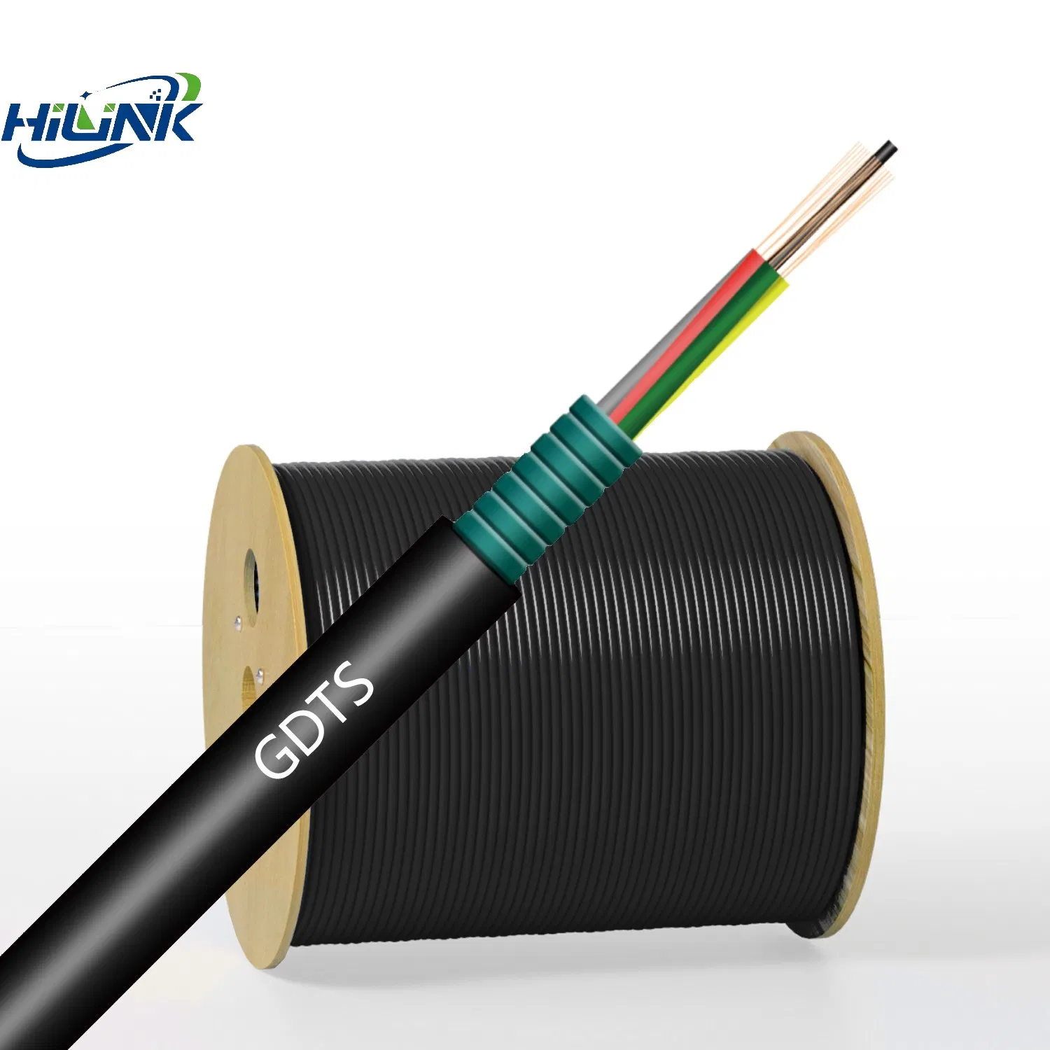Fiber Optic Cable Gdts Double Jacket PE Sheath Access Optical Hybrid Cable Optic Fiber Cable