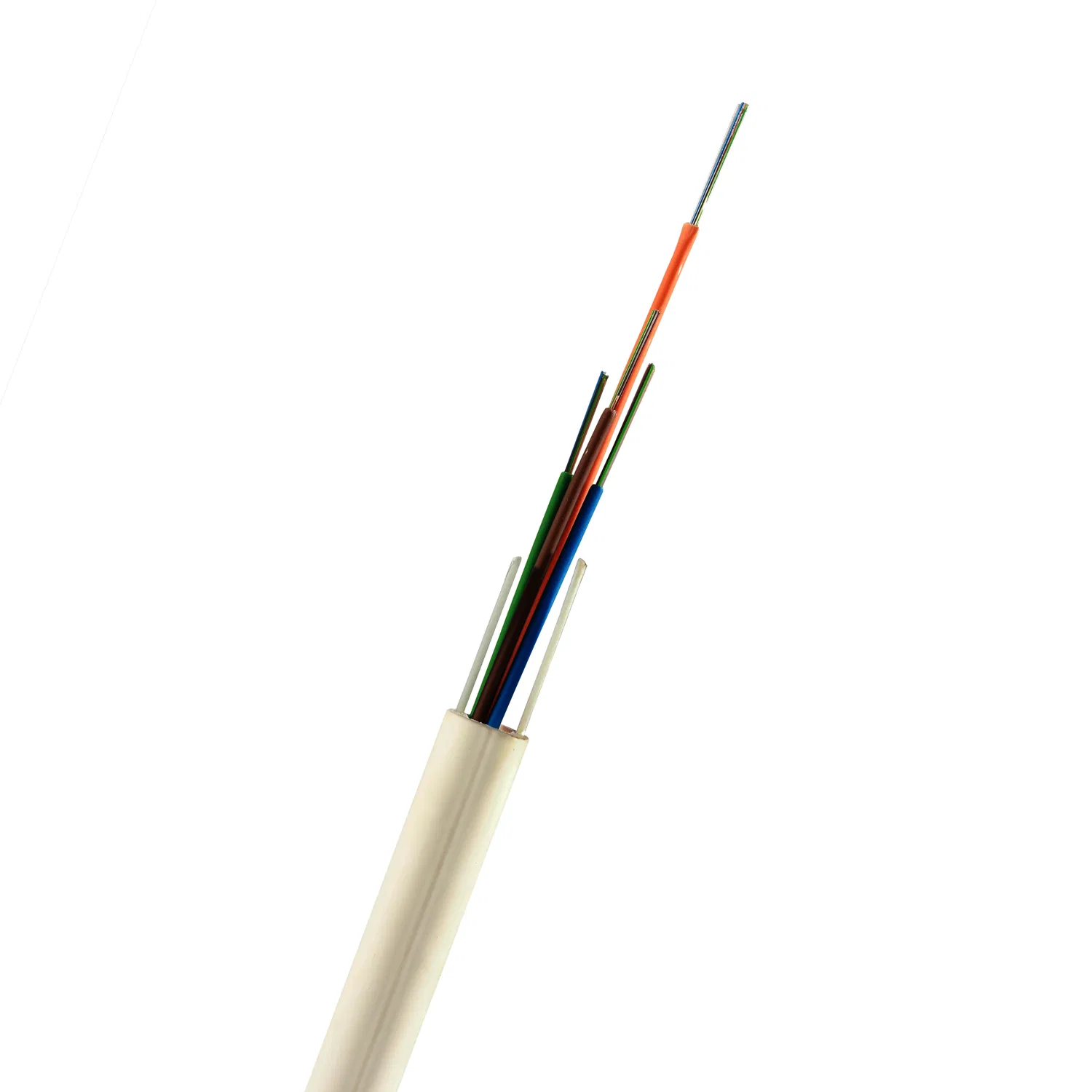 FTTH Tight-Buffered LSZH Jacket Flame Retardant Indoor Multi Fiber Easy Access Indoor 48 Core Optical Fiber Cable