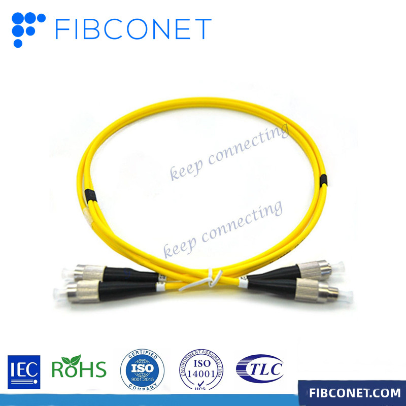 Sc/LC/FC/St/MPO/Mu/MTRJ/E2000 Patch Cable Cat5/5e CAT6 Waterproof Breakout Multicore Bundle UTP RJ45 Rj11 Cpri Drop Fiber Optic Patch Cord