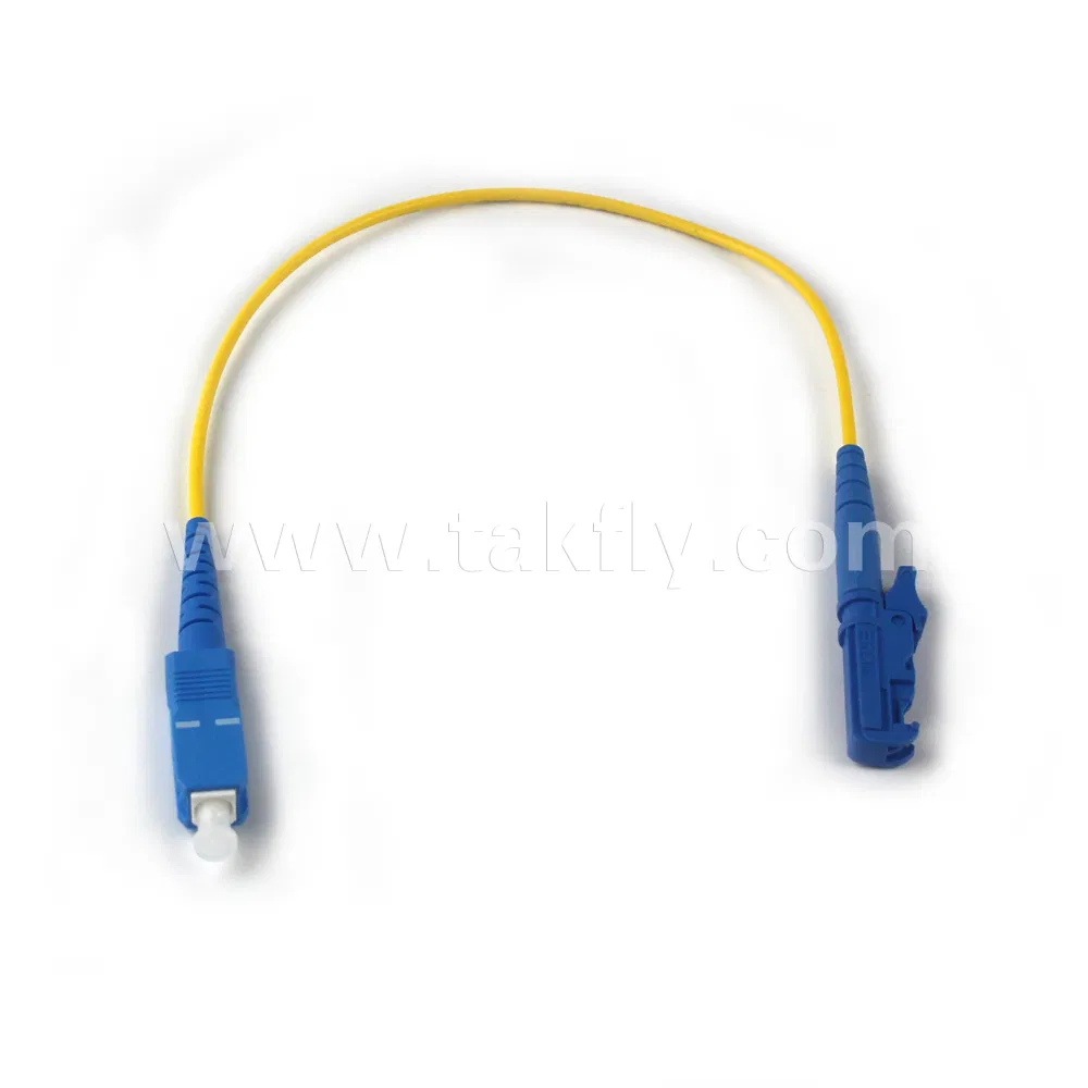 FTTH Sc/Upc-E2000/APC LSZH Single Mode Multi Mode Duplex Fiber Optic Patchcord Jumper Cable RoHS Compliant